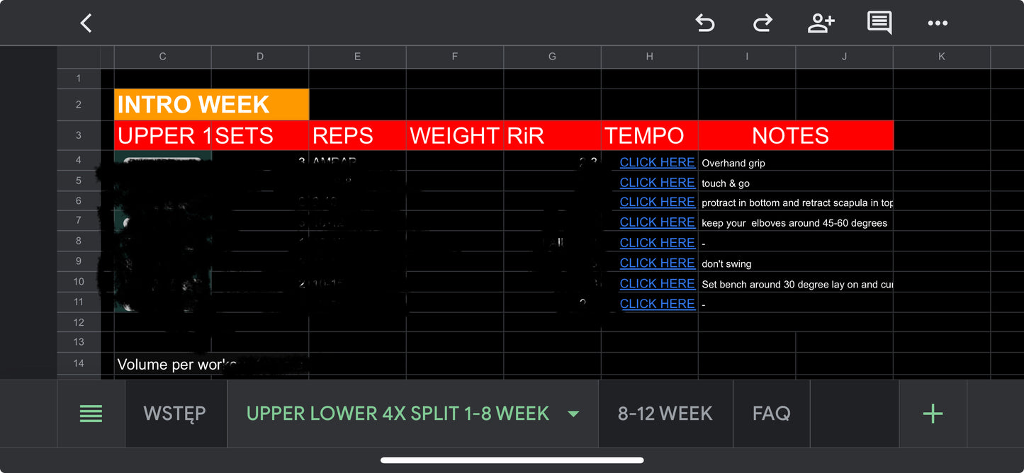 Upper Lower hypertrophy 12 week training program